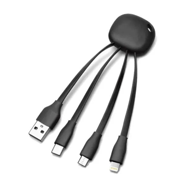 Light Up Logo Multi Charging Cable — corporate gift Dubai