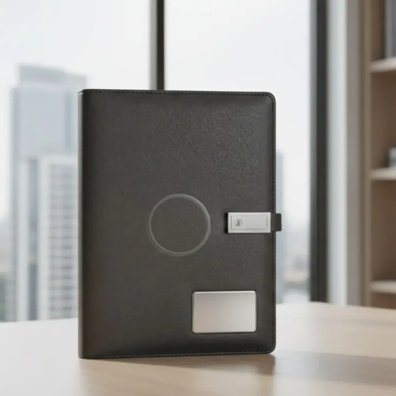 Leather Smart Organizer Notebook Corporate Gifts Dubai — corporate gift Dubai