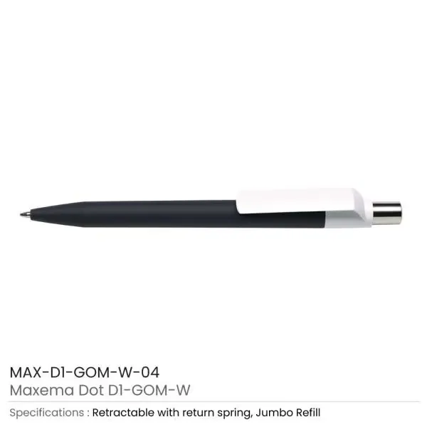 Dot Pen with White Clip — corporate gift Dubai