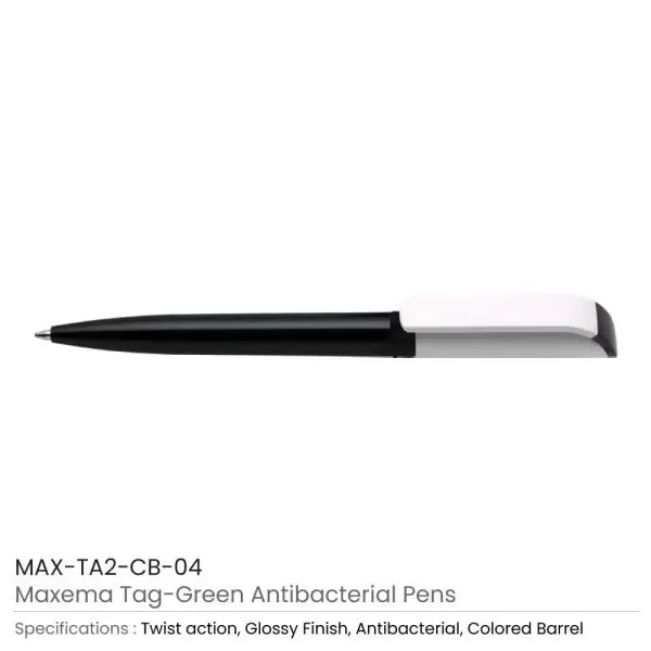 Tag Green Anti Bacterial Pen — corporate gift Dubai