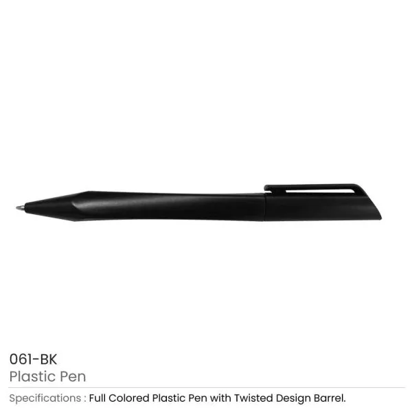 Twisted Design Plastic Pen — corporate gift Dubai