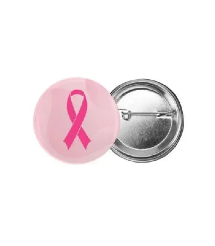 Button Badge With Breast Cancer Logo — corporate gift Dubai