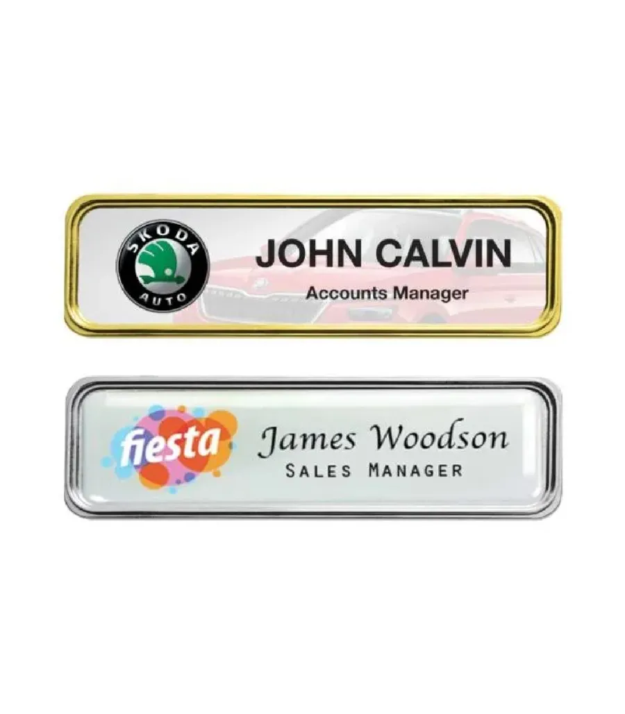 Metal Injected Name Badges 11 — corporate gift Dubai