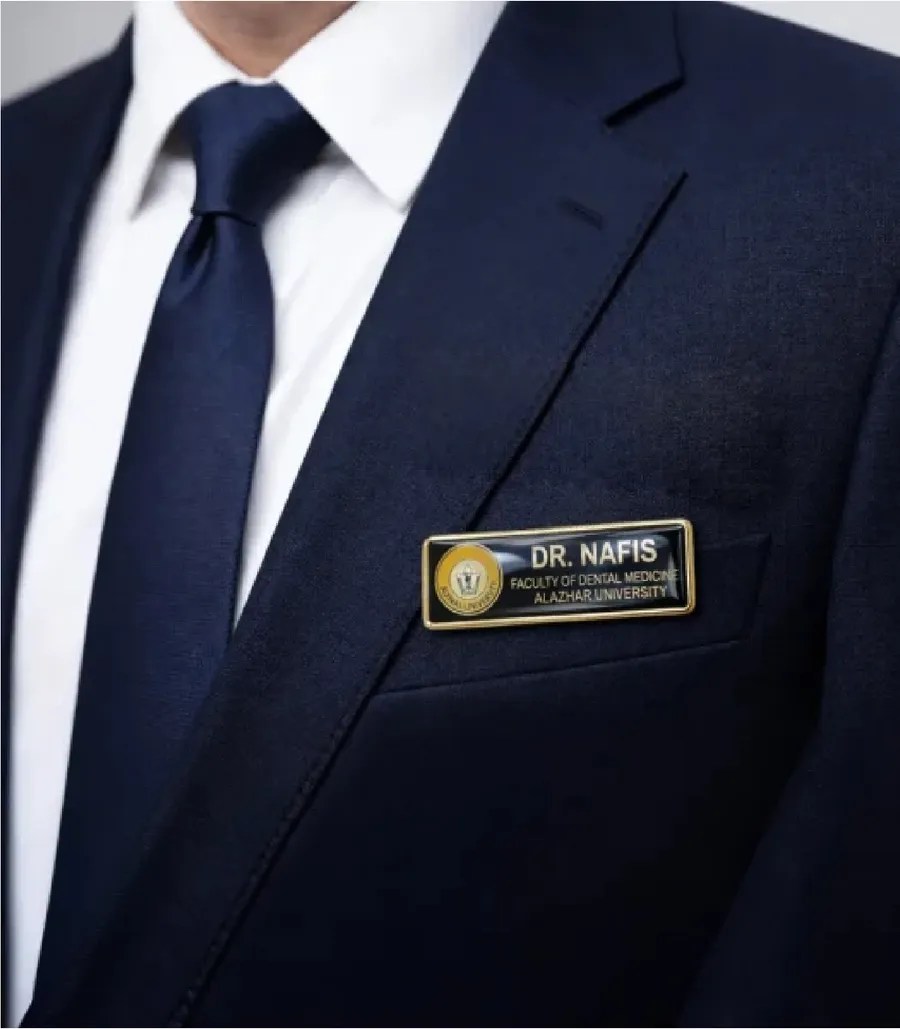 Printed Metal Name Badges 17 — corporate gift Dubai