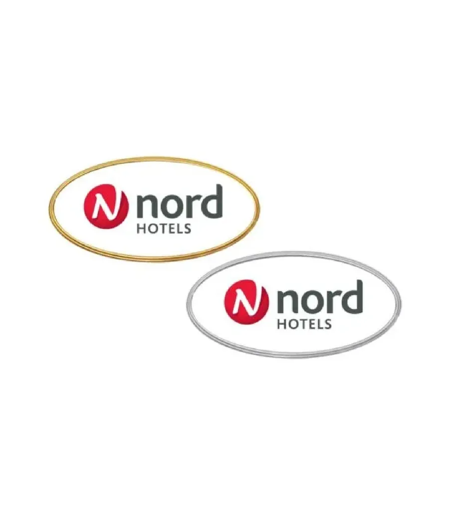 PVC Injected Oval Name Badge 21 — corporate gift Dubai