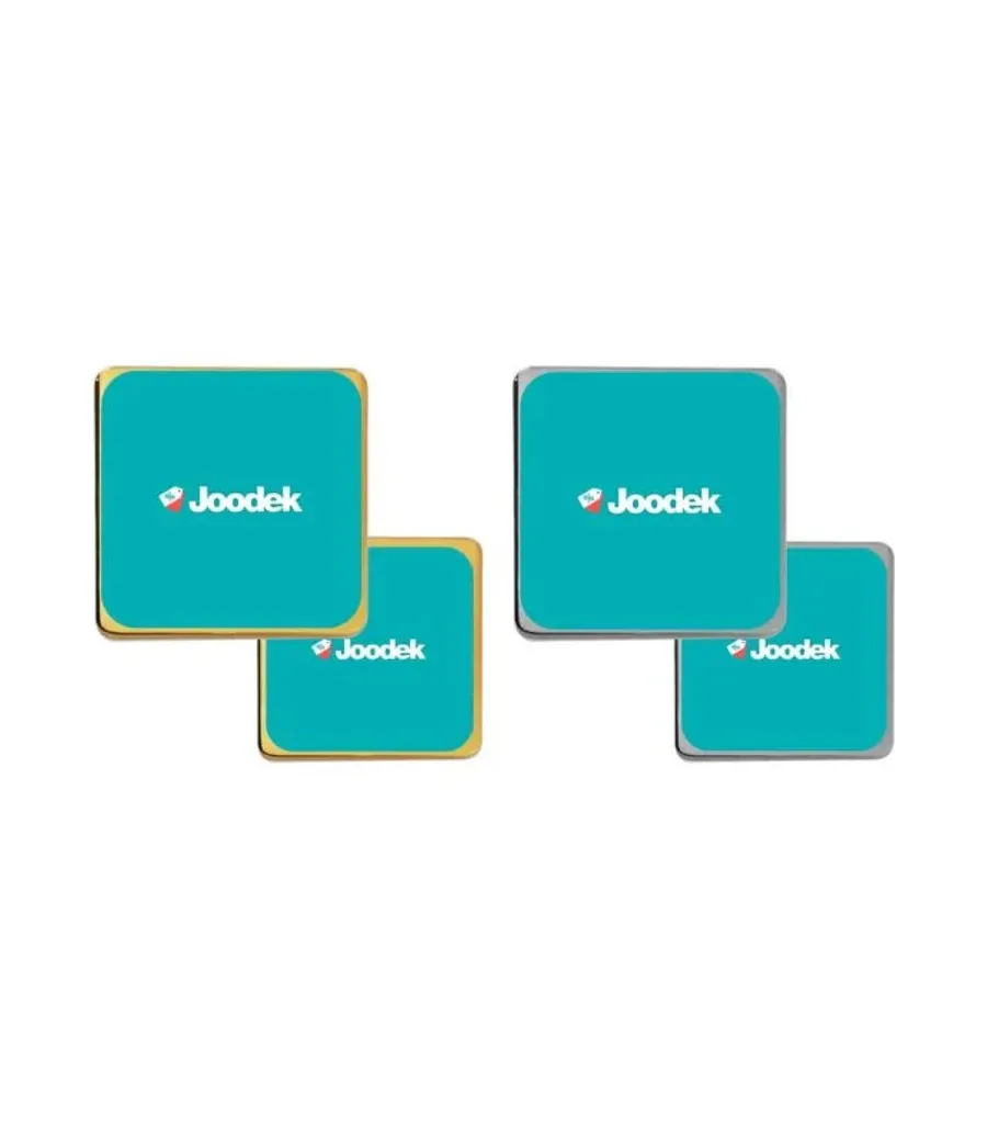 Square Flat Metal Badges 25 — corporate gift Dubai