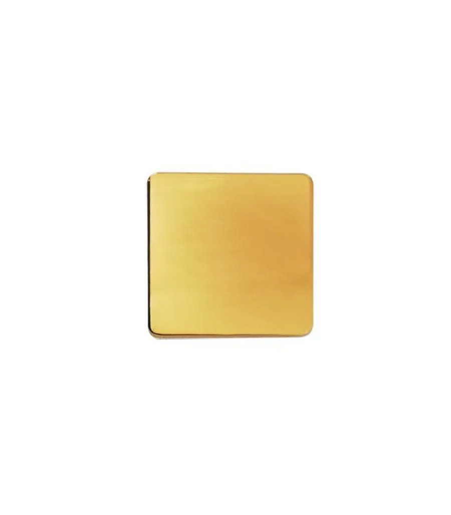Square Flat Metal Badges — corporate gift Dubai